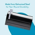 thumbnail image 5 of Boulder Large Black Post-Mount Mailbox, Heavy-Duty Metal Curbside Mail Box for Residential or Commercial Use, Weather-Resistant and Durable Design, 5 of 5