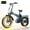 Blue, variant on ESKUTE D300D Electric Bike for Adults, Foldable Ebike, 1200W Peak Motor, 28MPH, 48V 20.8Ah Battery, 20"x4.0" Fat Tires, 80-Mile Range, 7-Speed, NFC Unlock Black, UL2849