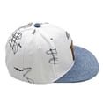 thumbnail image 3 of Letter patch leather label graffiti casual baseball cap new trend embroidery patch hip hop hat casual, 3 of 5