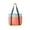 Orange, variant on UNLLLL Medium Mesh Beach Bag, Foldable Shopping Tote with Wide Handle, Lightweight Polyester Storage Bag, for Beach and Shopping, Compact Carry (Orange)