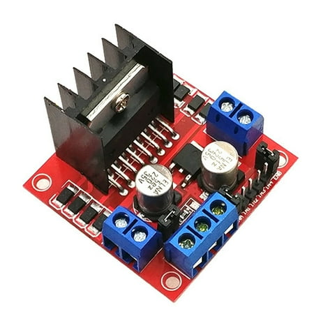 

Sijiali L298N Dual H Bridge DC Stepper Control Board Motor Driver Module for Arduino