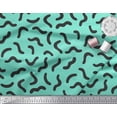 thumbnail image 3 of Soimoi Green polyester Crepe Fabric Brush Stroke Abstract Print Sewing Fabric Yard 42 Inch Wide, 3 of 3