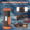 thumbnail image 5 of Exclusive 4000mAh Emergency Weather Radio with Cooling Fan, Solar Hand Crank, 5 of 9