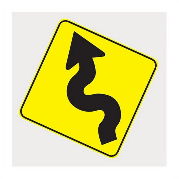 Wallhogs Winding Road Wall Decal