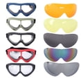 thumbnail image 3 of Gafas de esquí antivaho X400 para exteriores, de alta definición, para montar en moto, antiviento, para arena y grava, 3 of 6