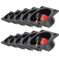 thumbnail image 1 of 10 piezas de conectores de pala para caja de conexiones de audio, poste de unión de terminal de fácil instalación, placa de subwoofer, altavoz portátil, barra de sonido, trompeta, aleación de zinc,, 1 of 6