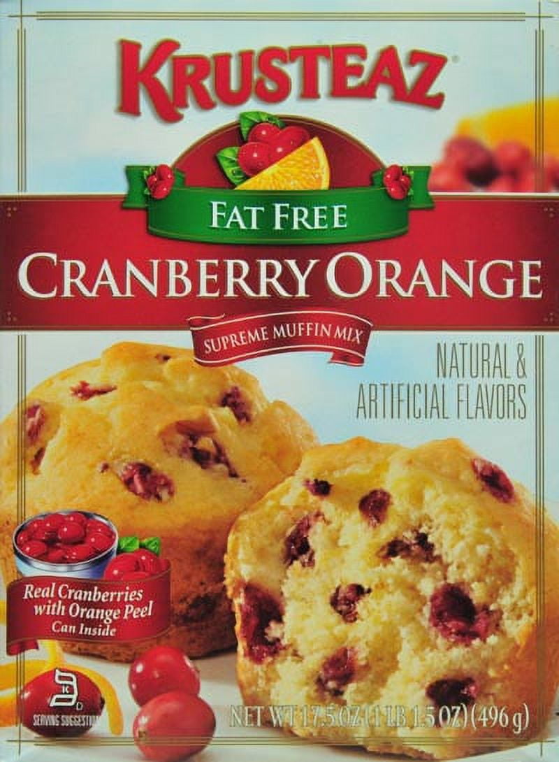 Krusteaz Fat Free Cranberry Orange Muffin Mix, 17.5 Oz - Walmart.com