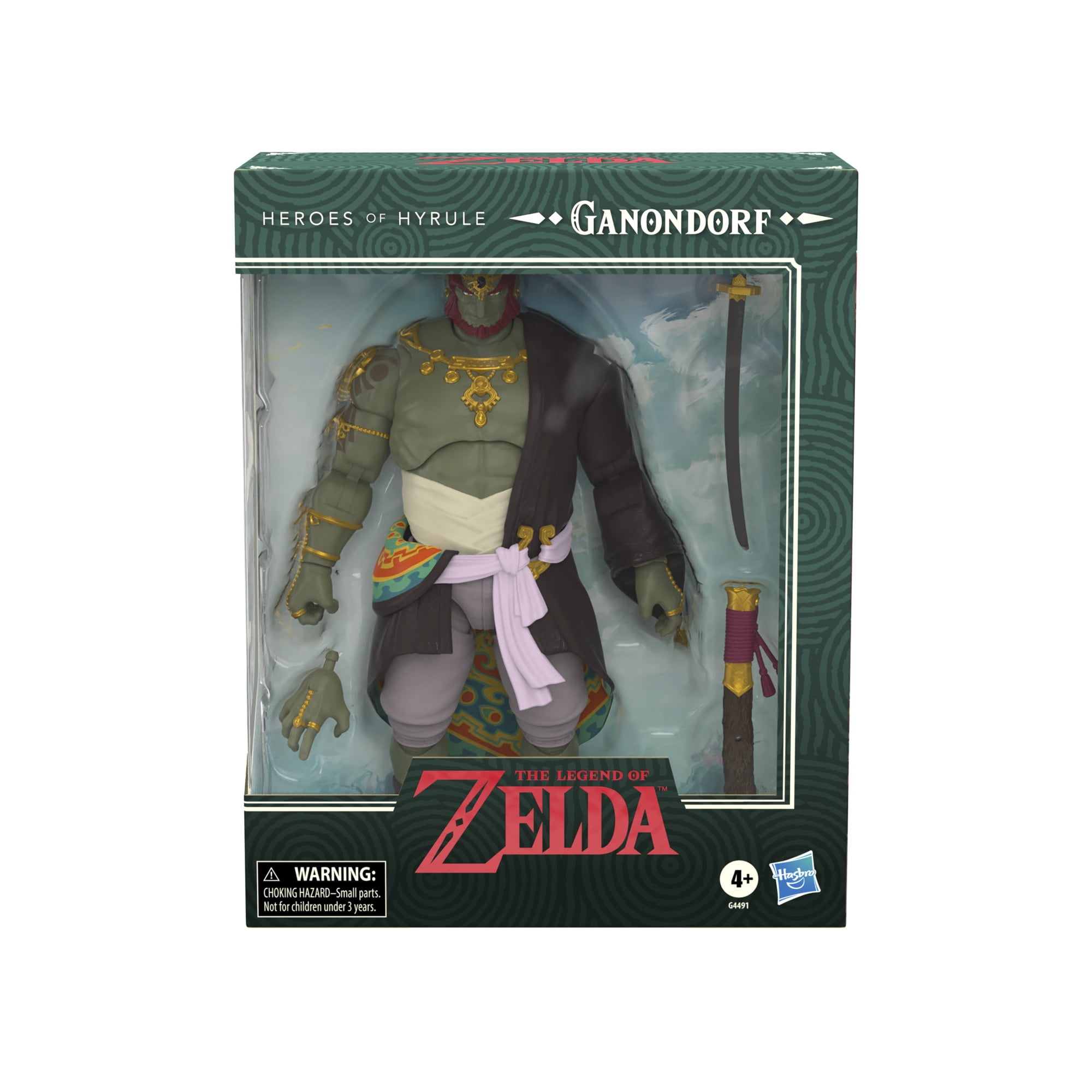 The Legend of Zelda Heroes of Hyrule Ganondorf, The Legend of Zelda: Tears of the Kingdom Action Figure (6 in.)