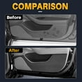 thumbnail image 7 of For 2024 Tesla Model 3 Car Door Anti-Kick Mats with Litchi Pattern Car Interior Accessories in Semi-Wrapped Style, 7 of 7