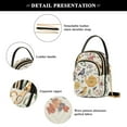 thumbnail image 4 of FORMRS Crossbody Bag for Women Shoulder Cell Phone Purse with Zipper, Birds and Teapots, 4 of 7