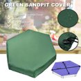 thumbnail image 3 of Mistaha Hexagonal Sandbox Cover Outdoor Waterproof Sand Pit Canopy Lid with Drawstring Protection Dustproof Sandboxes Cover Children's Toys Sandpit Pool Cover, 3 of 7