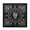 Black , Gray, variant on Unisex 100% Cotton Multi-Purpose Bandana Head Wrap Multi-Packs, Dragon, 1 Piece