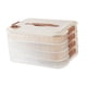 thumbnail image 4 of Contenedor de almacenamiento de alimentos Caja de bolas de masa reutilizable Caja de carne fresca con asas y Cuatro capas, 4 of 9