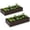 Natural wood color, variant on 2 Pack Tall 6 x 3 Ft Galvanized Steel Raised Garden Bed, Outdoor Above Ground Planter Box for Vegetables and Flowers, Metal Raised Bed for Gardening
