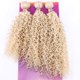 thumbnail image 1 of Rubio #613 Extensiones de tejido de pelo rizado afro Pelo sintético de alta temperatura 16 18 20 pulgadas Mezclado 3 paquetes, 1 of 1