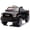 Black, variant on 12V Kids Ride on Truck – Large Electric Pickup w/ Parent Remote Control, High Chassis & Anti-Skid Tires, 3 Speeds, Open Storage, Bluetooth & LED Lights for Ages 3-5
