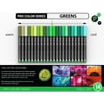 thumbnail image 3 of Tooli-Art  Acrylic Paint Pens Assorted Green Pro Color Series Markers for Rock Painting, Glass, Mugs, Wood, Metal, Canvas with 0.7mm Extra Fine Tip Waterbased, Quick Drying Marker Set of 22, 3 of 7