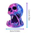 thumbnail image 5 of Sylvtty Skull Dice Tower Skull DND Dice Rolling Tower Tabletop RPG Game D&D Dice Jail Accessories Role Playing Dice Tower for Home Office Bookshelf Decoration, 5 of 7