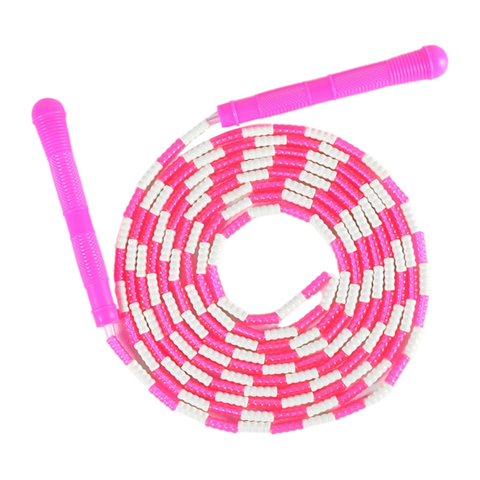 harayaa 7M Children Soft Beaded Segment Jump Rope AntiSlip Handle Portable Skipping Rope
