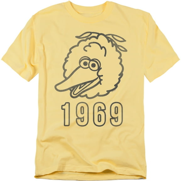 Sesame Street T-Shirt Big Bird 1969 Unisex Graphic Tee For Men & Women