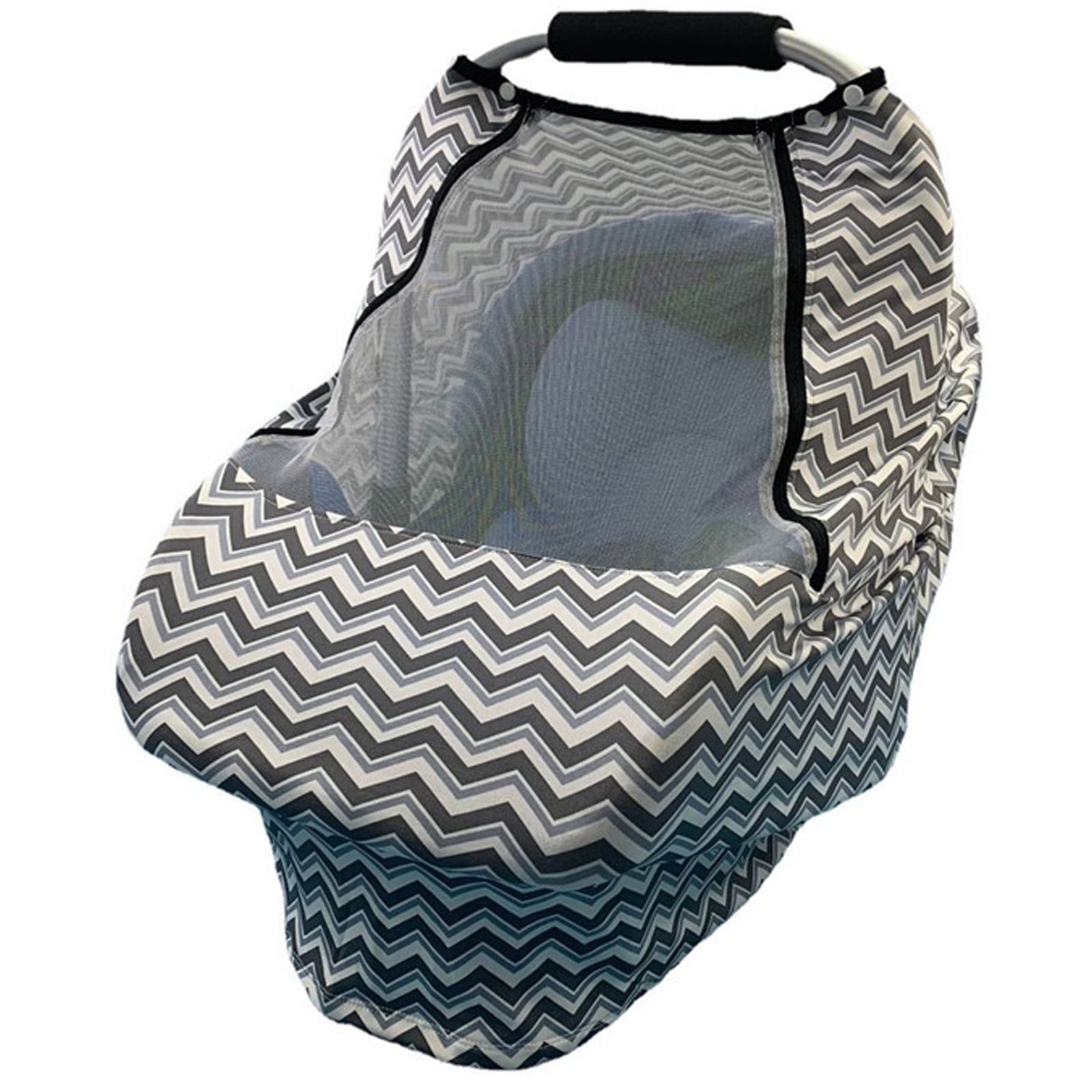 Baby Car Seat Covers, Nursing Cover Breastfeeding Scarf Soft Breathable Stretchy Coverage, Infant Stroller Cover for Boys Girls