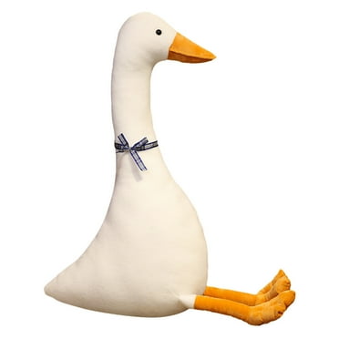 WASHWEPE Stuffed Animal Goose Toy Velour Assorted Color Kids Bedroom 1Pcs 11.79X7.86X4.72 In
