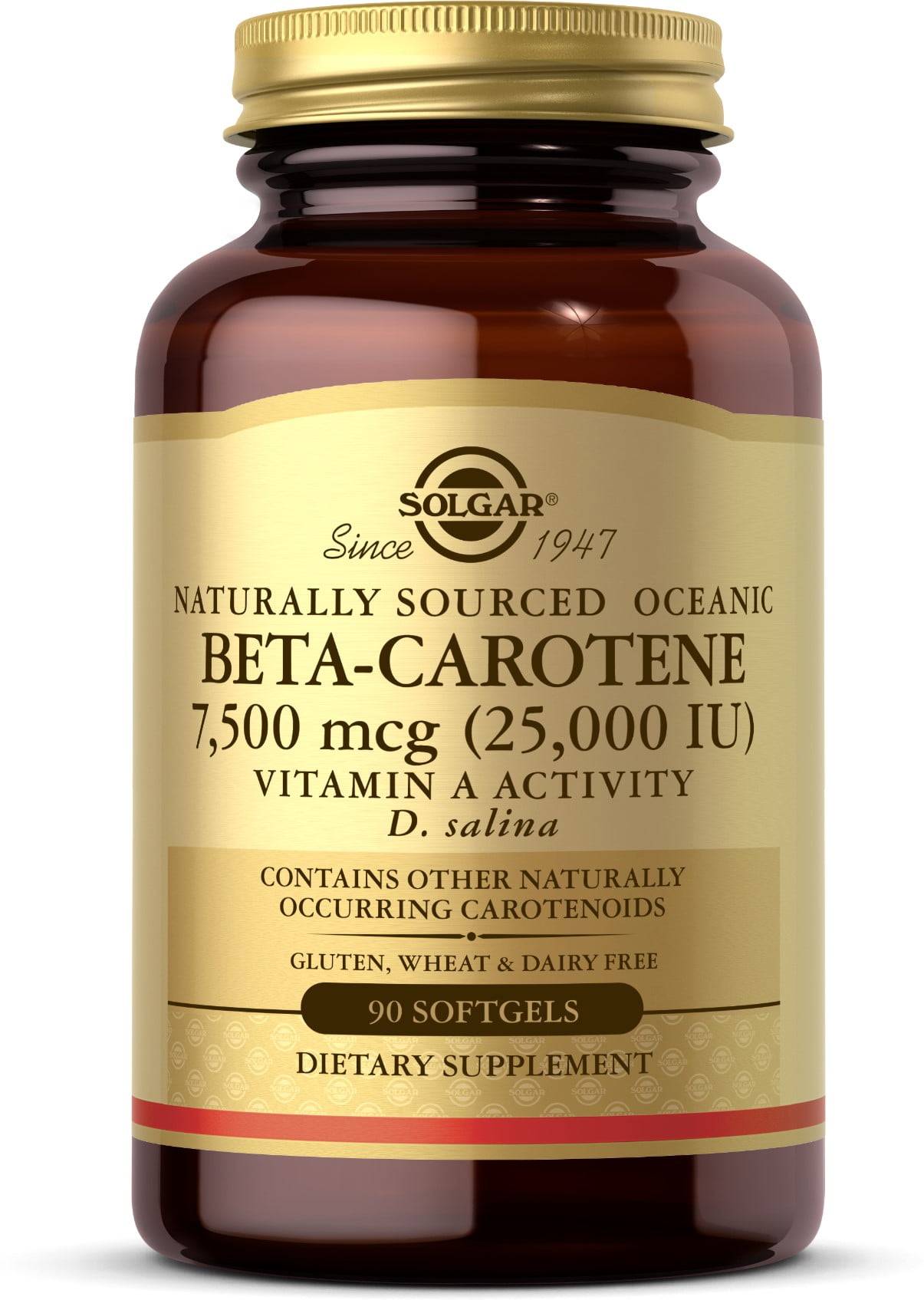Solgar Naturally Sourced Oceanic BetaCarotene 7,500 mcg (25,000 IU