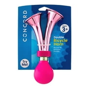 Concord Bicycle Double Horn, Pink, 0.2 lb, 3 L x 8.5 H x 5.5 W