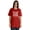 Red, variant on Inkmeso Can't Mask My Joy Of Being Vaccinated Pro Vaccine Womens T-shirt Tops