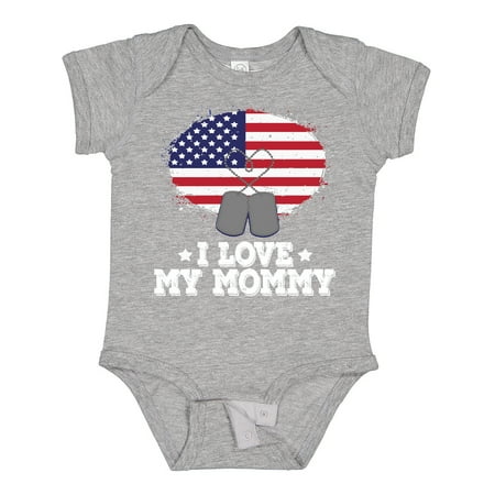 

Inktastic Military I Love My Mommy Gift Baby Boy or Baby Girl Bodysuit