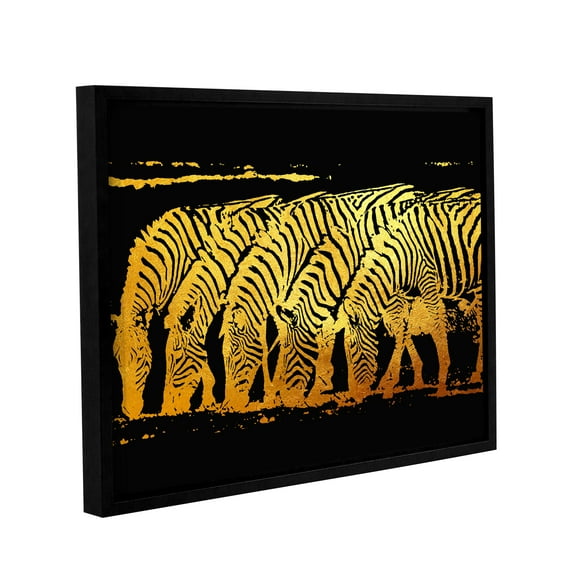 Grazers II Gallery Wrapped Floater-framed Canvas
