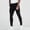 Black, variant on YMNXA Men's Casual Pants High Waist Solid Color Straight Leg Slim Fit Comfortable Stretchy Trousers For Daily Wear And Outdoor Activities,Black,L