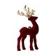 thumbnail image 1 of Adornos colgantes de alce para árbol de Navidad, manualidades decorativas con purpurina Rojo, 1 of 6