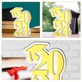 thumbnail image 1 of ELAYARD Golden Wooden Sign 2024 for Graduation Party Centerpieces and Grad Celebration Decor, 1 of 8