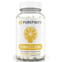 PUREFINITY Vitamin C 2000mg Capsules - Antioxidant Supplement with High Absorption – 120 Count (1 Month Supply)