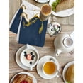 thumbnail image 7 of Navy Blue Gold Marble Hand Towels Set,Waffle Weave Kitchen Towels 3 Pieces,Modern Abstract Marble Crack Texture Microfiber Hair Face Bath Tea Towel Absorbent Cleaning Dish Cloths,15.7"x23.6", 7 of 7