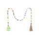 thumbnail image 1 of Guirnalda de cuentas de madera para Pascua, estilo bohemio, para colgar en la pared con borlas, cuentas de primavera para niveles verde, 1 of 6