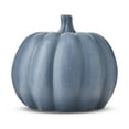 thumbnail image 3 of Clay Pumpkin Jack-o'-Lantern Tabletop Decor, Gray, 9", Fall Indoor by Way To Celebrate, 3 of 6