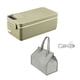 thumbnail image 5 of Calentador de almuerzo eléctrico, lonchera con bolsa de transporte, calentador de alimentos de 40 W y 1 L. verde, 5 of 9