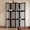 Black, variant on Breltam 6 Panels Japanese Style Room Divider, Folding Privacy Screen for Room Separation, Shoji Screen with Shelves for Home, Natural Wood