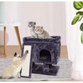 thumbnail image 3 of Cat Tree SYANDLVY pequeño para gatos de interior con rascador, 3 of 7