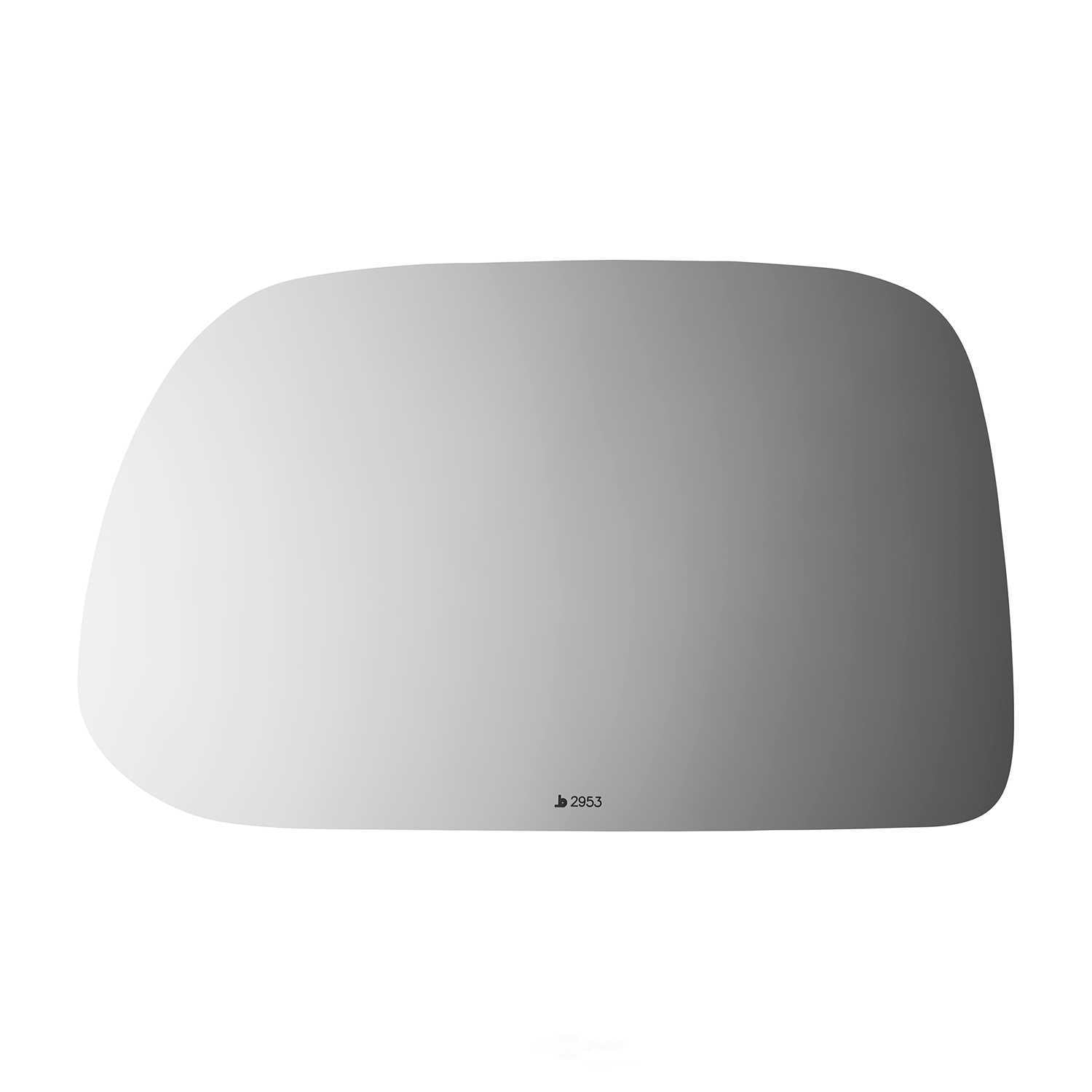 Burco Side View Mirror Replacement Glass - Clear Glass - 2953