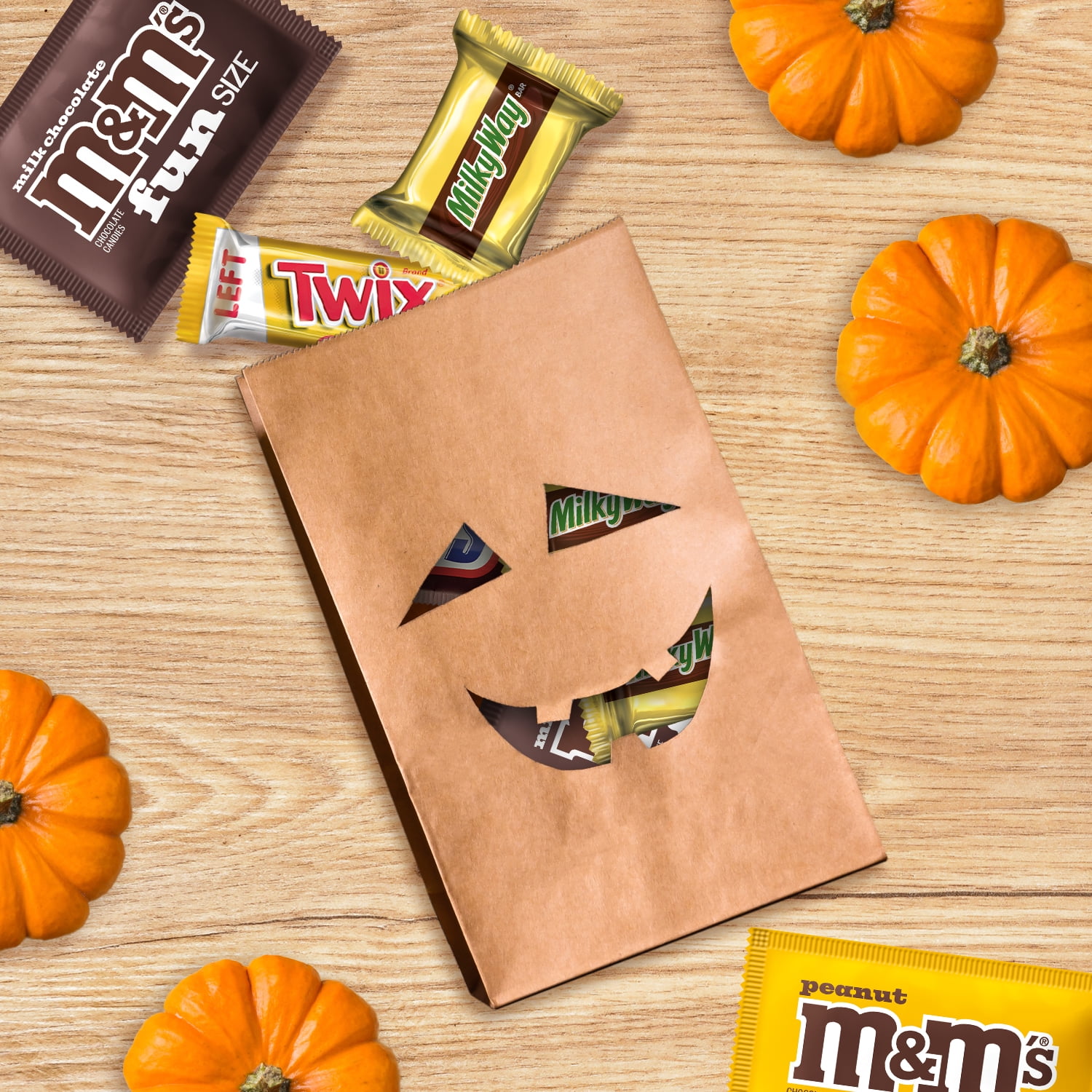 M&M's, Snickers, Twix & More Halloween Candy - 160 Bulk Bag