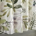 thumbnail image 5 of Sage Green Leaf Plant Fabric Shower Curtain, Watercolor Cute Boho Eucalyptus Spring Summer Themed Shower Curtain Set Heavy Duty Spa Quality, Modern Vintage Botanical Aesthetic Bathroom Decor, 5 of 6