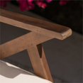 thumbnail image 4 of Noble House Gus Acacia Wood Rocking Chair & Cushion Dark Brown/Cream, 4 of 19