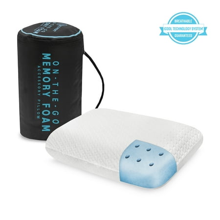 Sensorpedic Memory Foam On The Go Accessory Pillow Walmart Com