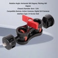 thumbnail image 3 of Suction Cup Camera Car Mount, Camera Suction Mount 1/4 Screw Hole  For Windshields, 3 of 8