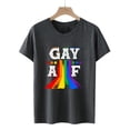 thumbnail image 1 of Pntutb Mujer Casual Cuello Redondo Impreso Camiseta Suelta Manga Corta Tops Blusa Pntutb Pntutb-750, 1 of 3
