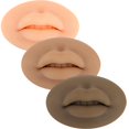 thumbnail image 1 of Tattoo Fake Lips 3 Pieces 5D Fake Lips, Silicone Lips for Makeup Practice, Soft Tattoo Practice Lips Model for Semi Permanent Make Up Supplies,3Pcs Mixed, 1 of 7