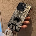 thumbnail image 3 of Funda de teléfono de Anime negro Jujutsu Kaisen, carcasa trasera a prueba de golpes para iPhone 16, 15, 14, 13, 12, 11 Pro Max, X, XR, XSMAX, 8, 7 Plus, 3 of 5